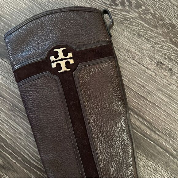 Tory Burch Brown Leather Riding Boots - Picture 2 of 8